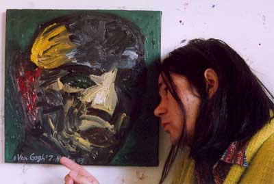 ZDZIS�AW NITKA - ZE SWOIM OBRAZEM 'VAN GOGH' 2003