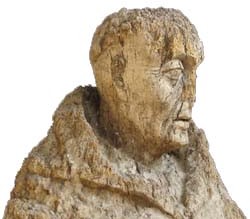 HOMO ANOBIUM  św. FRANCISZEK 100% RZEŹBY 1680-1985